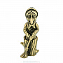 Бронзовый статуэтка "Баба-Яга в ступе", фотография 2. Интернет-магазин ЛАВКА ПОДАРКОВ