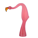 0041386/26824-10587 Декор.изделие "Фламинго"(розовый), 2 вел, Цветная пудра