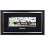 202674/21*40см Офорт цвет "Вид на Кремль с Большого Москворецкого моста"