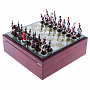 Шахматы с оловянными фигурами "Бородино" 32х32 см, фотография 1. Интернет-магазин ЛАВКА ПОДАРКОВ