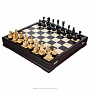 Шахматы с деревянными фигурами 43х43 см, фотография 1. Интернет-магазин ЛАВКА ПОДАРКОВ