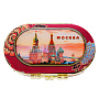 Сувенирная шкатулка-косметичка "Москва", фотография 4. Интернет-магазин ЛАВКА ПОДАРКОВ