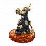 Статуэтка с янтарем "Дерзкий бык", фотография 4. Интернет-магазин ЛАВКА ПОДАРКОВ