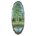 0066021 Картина каменная "Русская природа" (Срез большой) 74*28см