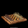 Шахматы деревянные с фигурами из янтаря, фотография 1. Интернет-магазин ЛАВКА ПОДАРКОВ