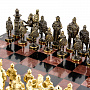 Шахматы каменные с бронзовыми фигурами "Русские богатыри", фотография 2. Интернет-магазин ЛАВКА ПОДАРКОВ