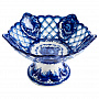 Фруктовница "Ажурная". Гжель, фотография 4. Интернет-магазин ЛАВКА ПОДАРКОВ