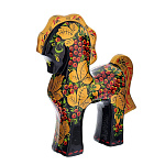 0024674 Хохлома Статуэтка "КОНЬ СИВКА-БУРКА" h=24см цвета в ассортименте 