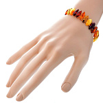 0039861/32-7,8 Янтарь натуральный Браслет ч/з бисер