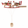 Деревянная игрушка "Курочки клюют зерно", фотография 3. Интернет-магазин ЛАВКА ПОДАРКОВ