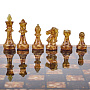 Шахматы с инкрустацией и фигурами из янтаря 28х28 см, фотография 2. Интернет-магазин ЛАВКА ПОДАРКОВ