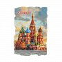 Магнит сувенирный "Храм Василия Блаженного", фотография 3. Интернет-магазин ЛАВКА ПОДАРКОВ