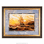 Картина янтарная "Шторм" (95х75 см), фотография 1. Интернет-магазин ЛАВКА ПОДАРКОВ