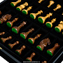 Подарочные шахматы ручной работы с Рыцарскими фигурами 48х48 см, фотография 15. Интернет-магазин ЛАВКА ПОДАРКОВ