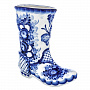 Ваза "Сапог". Гжель, фотография 2. Интернет-магазин ЛАВКА ПОДАРКОВ