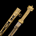 0059687/0312 Златоуст КИНЖАЛ Ц/М  камни  к-0312 СУПЕР-ЦЕНА!