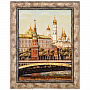 Картина янтарная "Москва. Вид на Кремль" 30х40 см, фотография 1. Интернет-магазин ЛАВКА ПОДАРКОВ