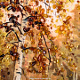 Картина янтарная "Золотая осень" 98х78 см, фотография 3. Интернет-магазин ЛАВКА ПОДАРКОВ