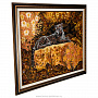 Картина янтарная "Пантера" 70х100 см, фотография 2. Интернет-магазин ЛАВКА ПОДАРКОВ