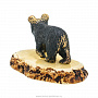 Статуэтка с янтарем "Медведь", фотография 4. Интернет-магазин ЛАВКА ПОДАРКОВ