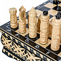 Шахматы деревянные "Резные" 30х30 см, фотография 2. Интернет-магазин ЛАВКА ПОДАРКОВ