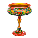 Фруктовница "Клубника". Хохлома