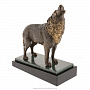 Бронзовая статуэтка "Волк", фотография 2. Интернет-магазин ЛАВКА ПОДАРКОВ