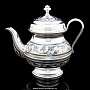 Чайник заварочный с гравировкой и чернением (серебро 875*), фотография 1. Интернет-магазин ЛАВКА ПОДАРКОВ