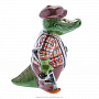 Фарфоровая статуэтка "Крокодил-мафиози", фотография 5. Интернет-магазин ЛАВКА ПОДАРКОВ