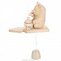 Богородская деревянная игрушка "Медведь с самоваром", фотография 1. Интернет-магазин ЛАВКА ПОДАРКОВ