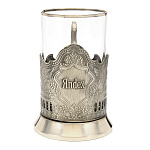 0063765  Подстаканник никелированный "ЯНДЕКС" ПРЕЗЕНТ