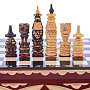 Шахматы деревянные в ларце "Резные" 19х19 см, фотография 8. Интернет-магазин ЛАВКА ПОДАРКОВ