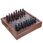 0050701/RTG-9207 Шахматы "Европейские" каменные 34*34см 