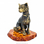 Статуэтка с янтарем "Собака Китайская Хохлатая", фотография 2. Интернет-магазин ЛАВКА ПОДАРКОВ