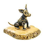 0047494/294 Сувенир Собака Той-терьер Сувенир (белый)