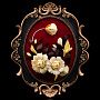 Панно янтарное настенное "Цветы. Барокко", фотография 3. Интернет-магазин ЛАВКА ПОДАРКОВ