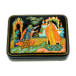 /12*9*3см Художественная роспись Шкатулка "СКАЗКИ" в асс. /65