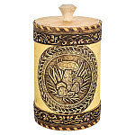 202824 Береста ТУЕС ДЛЯ СЫПУЧИХ ПРОДУКТОВ,грибы h=18 ,d-10 см