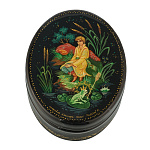 Шкатулка с художественной росписью "Царевна-лягушка"