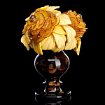 0055720-НП ИКЕБАНА ЯНТАРЬ "РОЗЫ в вазе" 3 шт.  155*115*6см