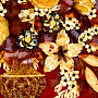 Картина янтарная "Цветы" 60х80 см, фотография 5. Интернет-магазин ЛАВКА ПОДАРКОВ