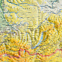 Панно "Карта. Высокообъемная панорама России" 100х80 см, фотография 2. Интернет-магазин ЛАВКА ПОДАРКОВ
