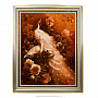 Картина янтарная "Белые павлины" 60х80 см, фотография 1. Интернет-магазин ЛАВКА ПОДАРКОВ