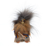 0027648-13см Сувенир Кукла-ОБЕРЕГ "Домовой  Нафан с ложкой"