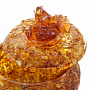 Шкатулка из янтаря "Роза", фотография 4. Интернет-магазин ЛАВКА ПОДАРКОВ