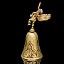 Колокольчик "Ангел с флейтой". Златоуст, фотография 2. Интернет-магазин ЛАВКА ПОДАРКОВ