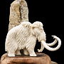 Скульптура из бивня мамонта "Мамонт у скалы", фотография 3. Интернет-магазин ЛАВКА ПОДАРКОВ