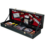 0090144/АА  ШАШЛЫЧНЫЙ НАБОР  в кожаном футляре