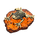 0071785/1675 Лягушка Ажурная  Сувенир (коньячный)