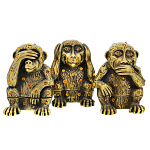 Традиции ФАБЕРЖЕ Сувенир-ШКАТУЛКА "ОБЕЗЬЯНА" (НЕ ВИЖУ)  РС-0526